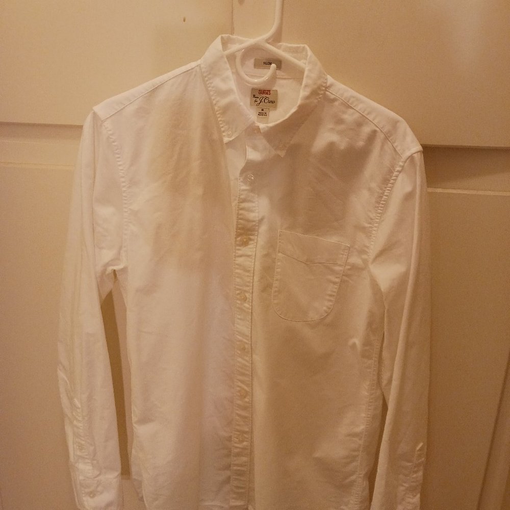 JCrew All Cotton Slim Fit Oxford